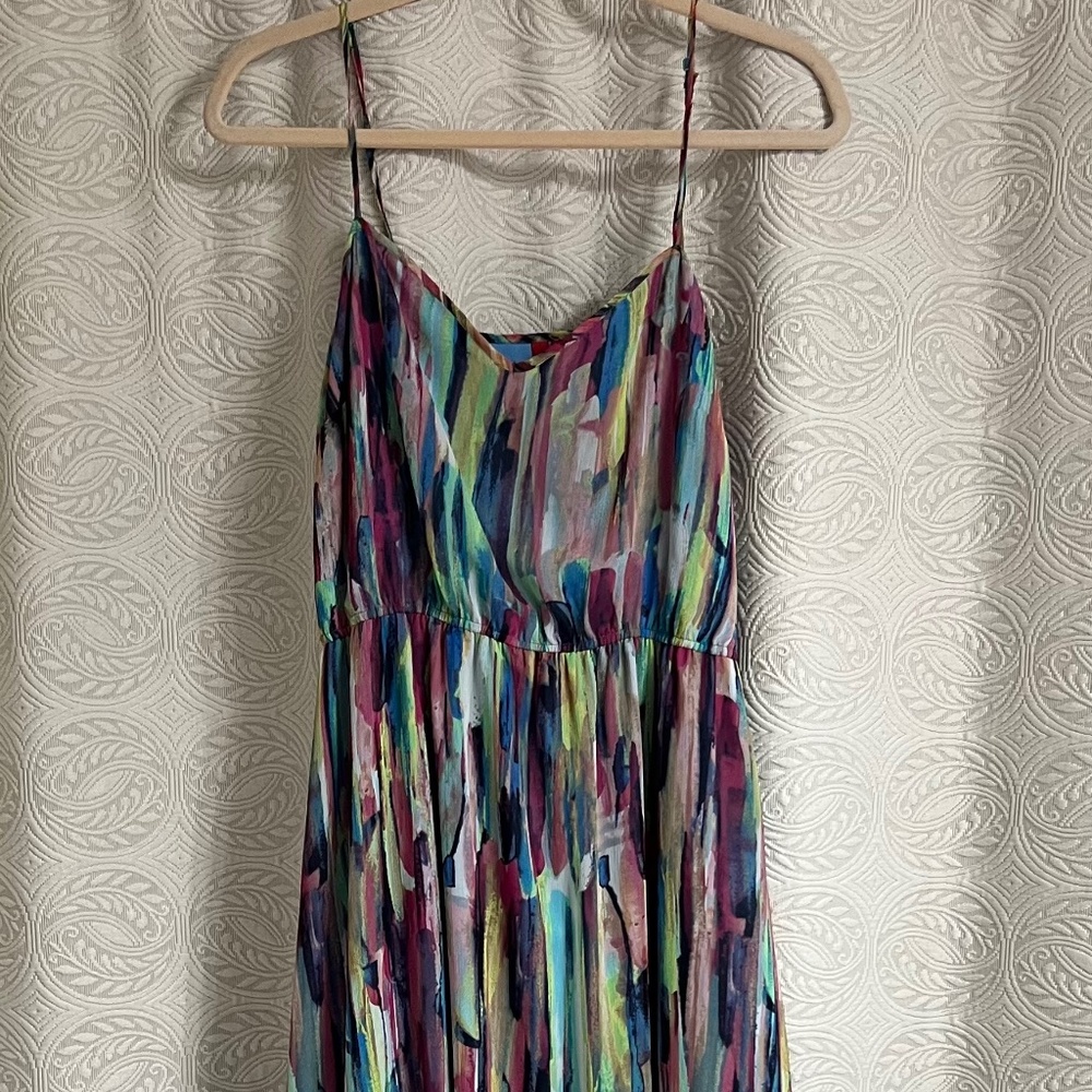 548 Multi colored maxi dress